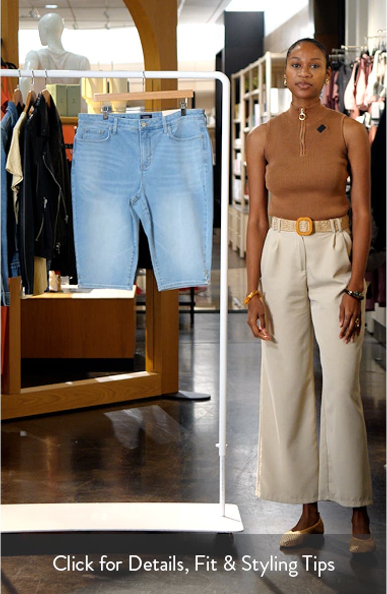 Sophie Bike Denim Shorts, sales video thumbnail