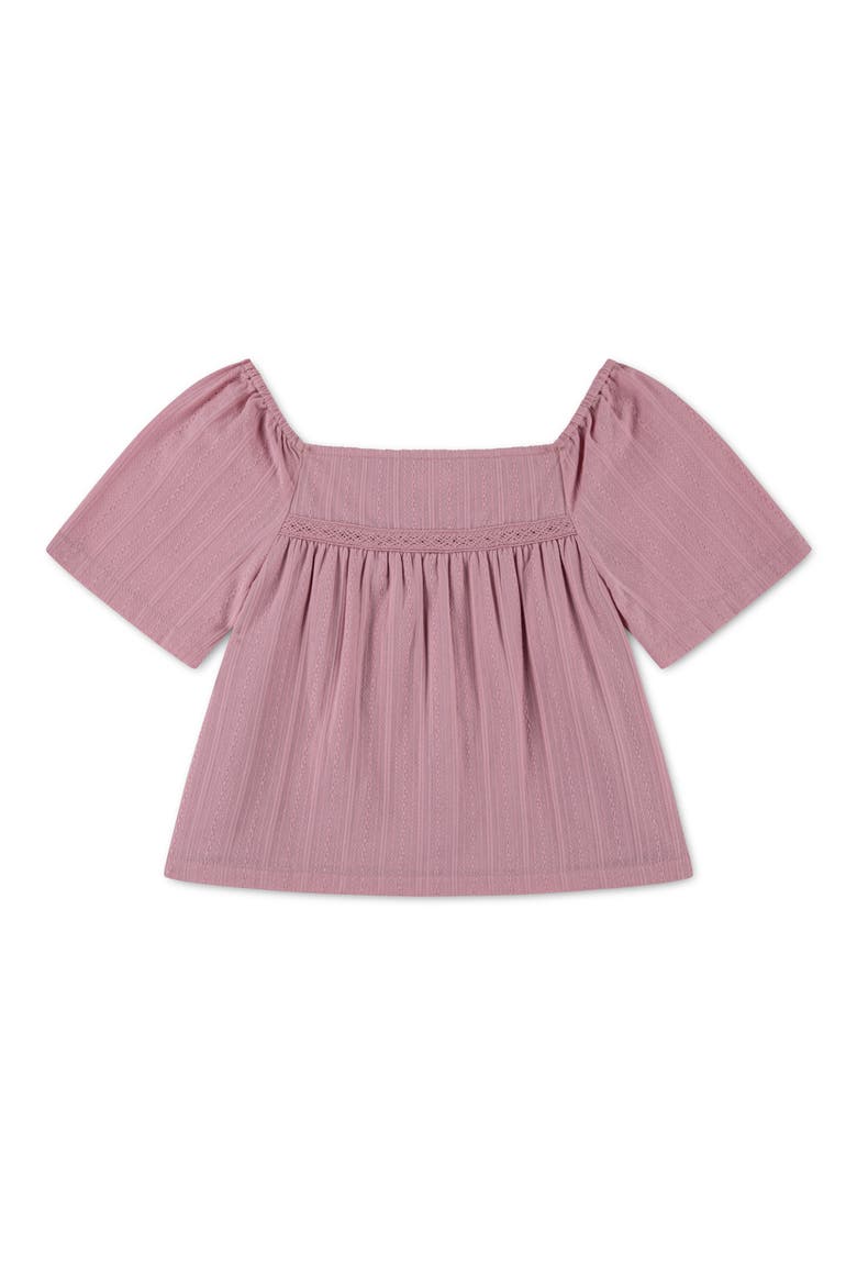 Kids' Boho Cotton Swing Top, Main, color, LILAS