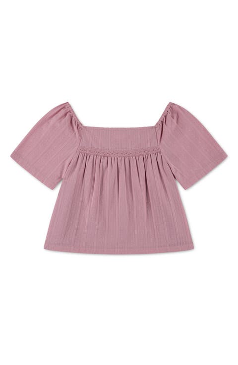 Kids' Boho Cotton Swing Top