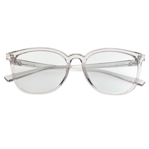 Bertha Piper Polarized Sunglasses In Clear/clear