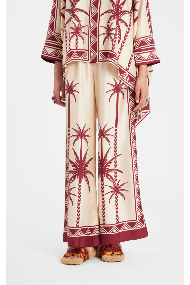 Palazzo Pants Placée Date Palms Ivory, Main, color, Date Palms Placée Ivory
