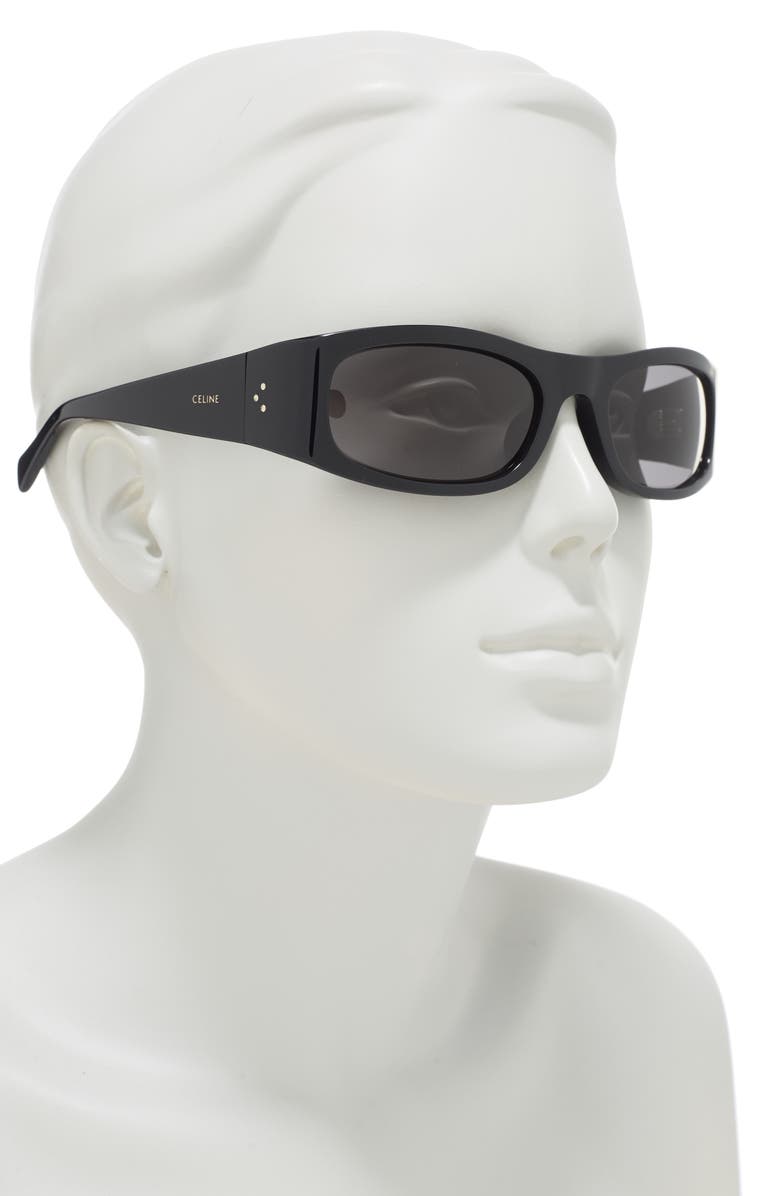 CELINE 55mm Oval Sunglasses, Alternate, color,