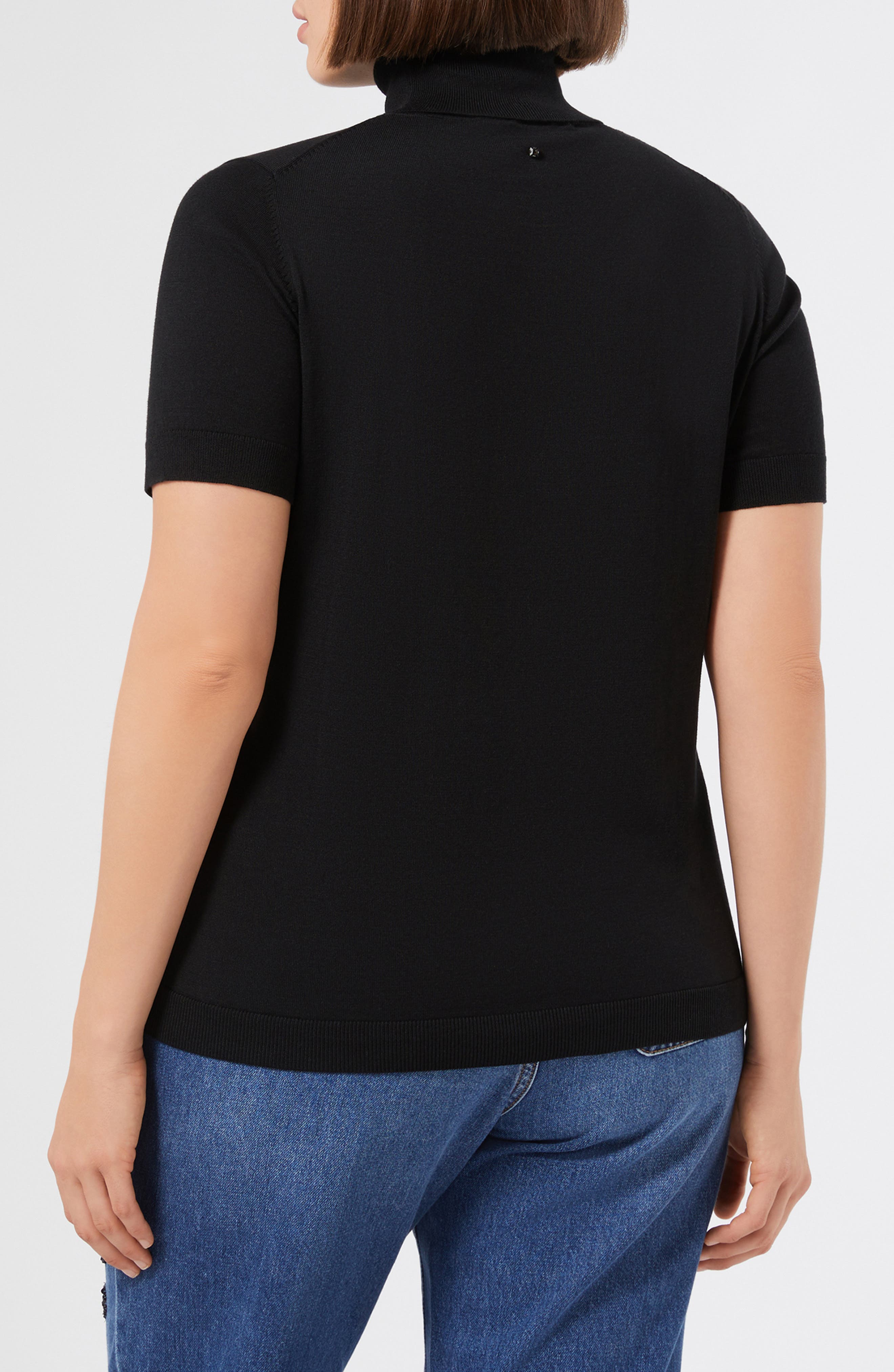 Abile Short Sleeve Cotton & Modal Sweater - image 2
