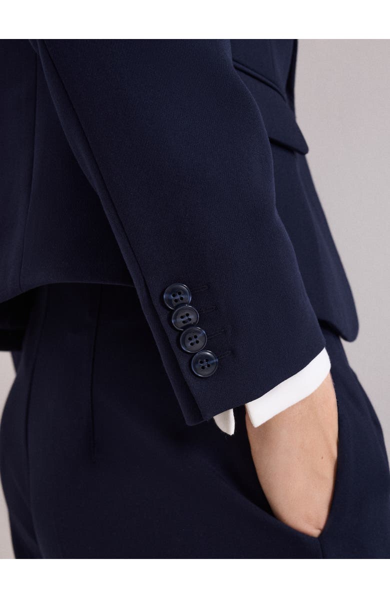 Phase Eight Aubrie Single Button Cropped Blazer, Alternate, color, Navy