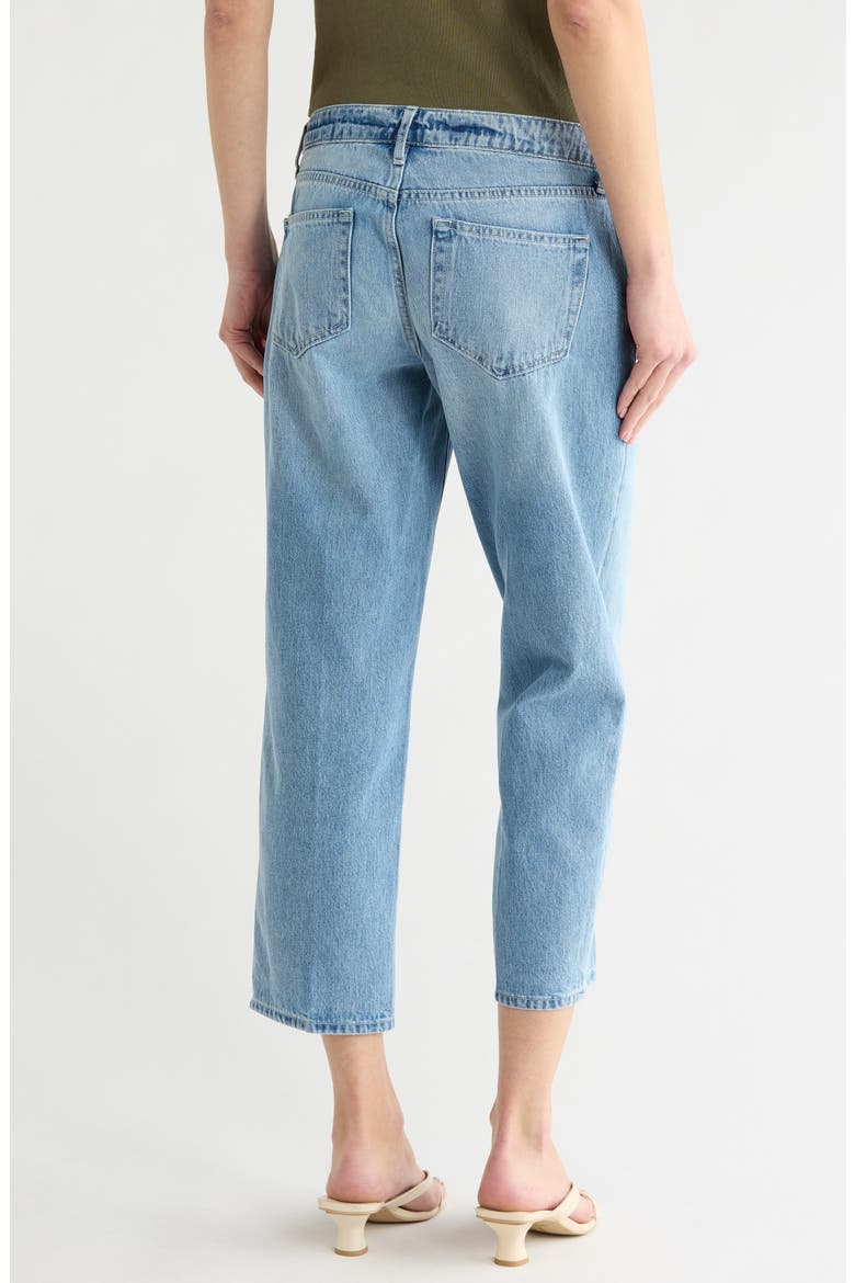 Blaine Mid Rise Crop Stovepipe Jeans, Alternate, color, ZION