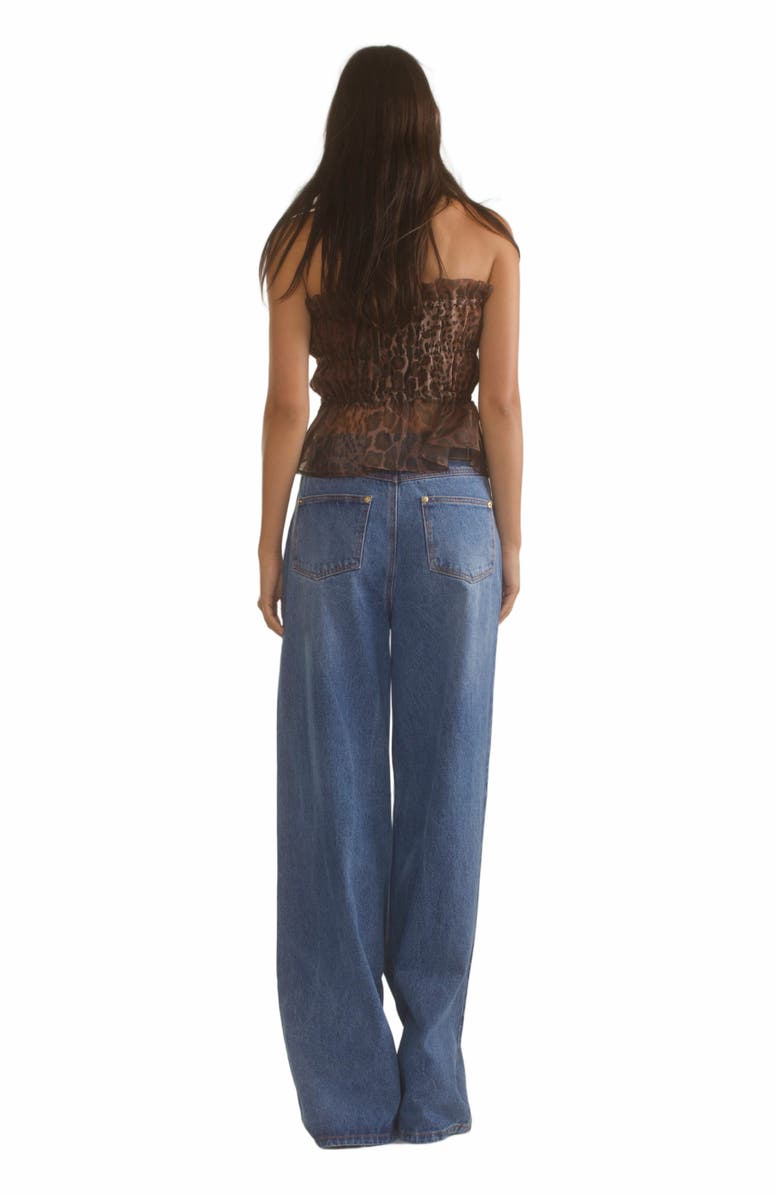 Cynthia Rowley Buckle Up Silk Organza Top, Alternate, color, 