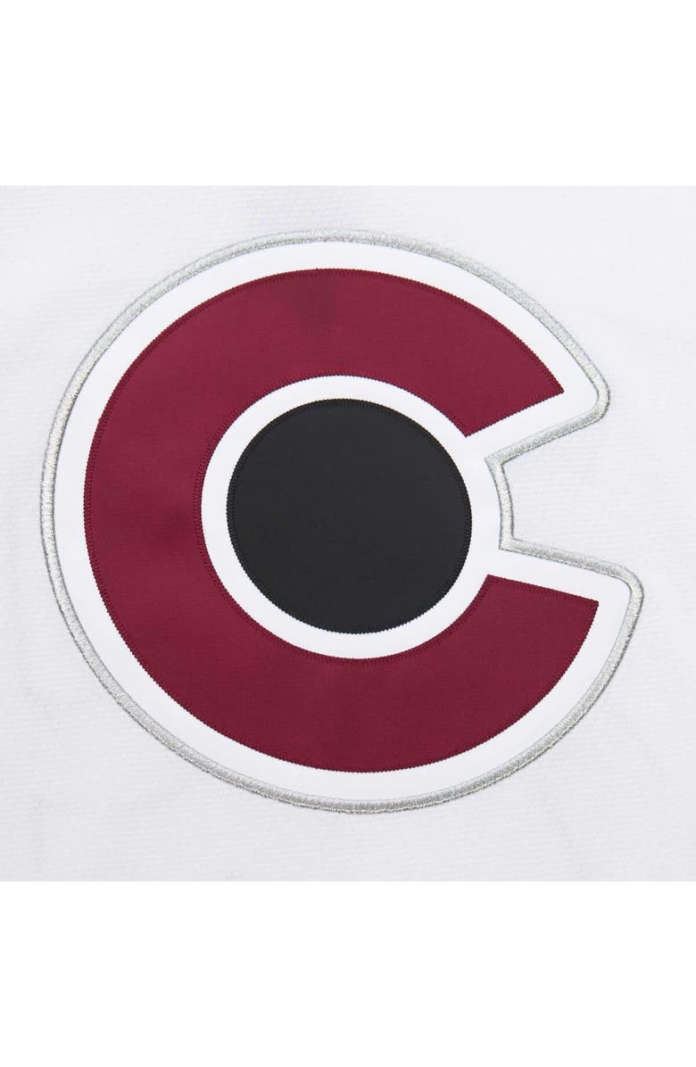 Mitchell & Ness Men's Nathan MacKinnon White Colorado Avalanche 2016-17 Power Play Jersey, Alternate, color, 