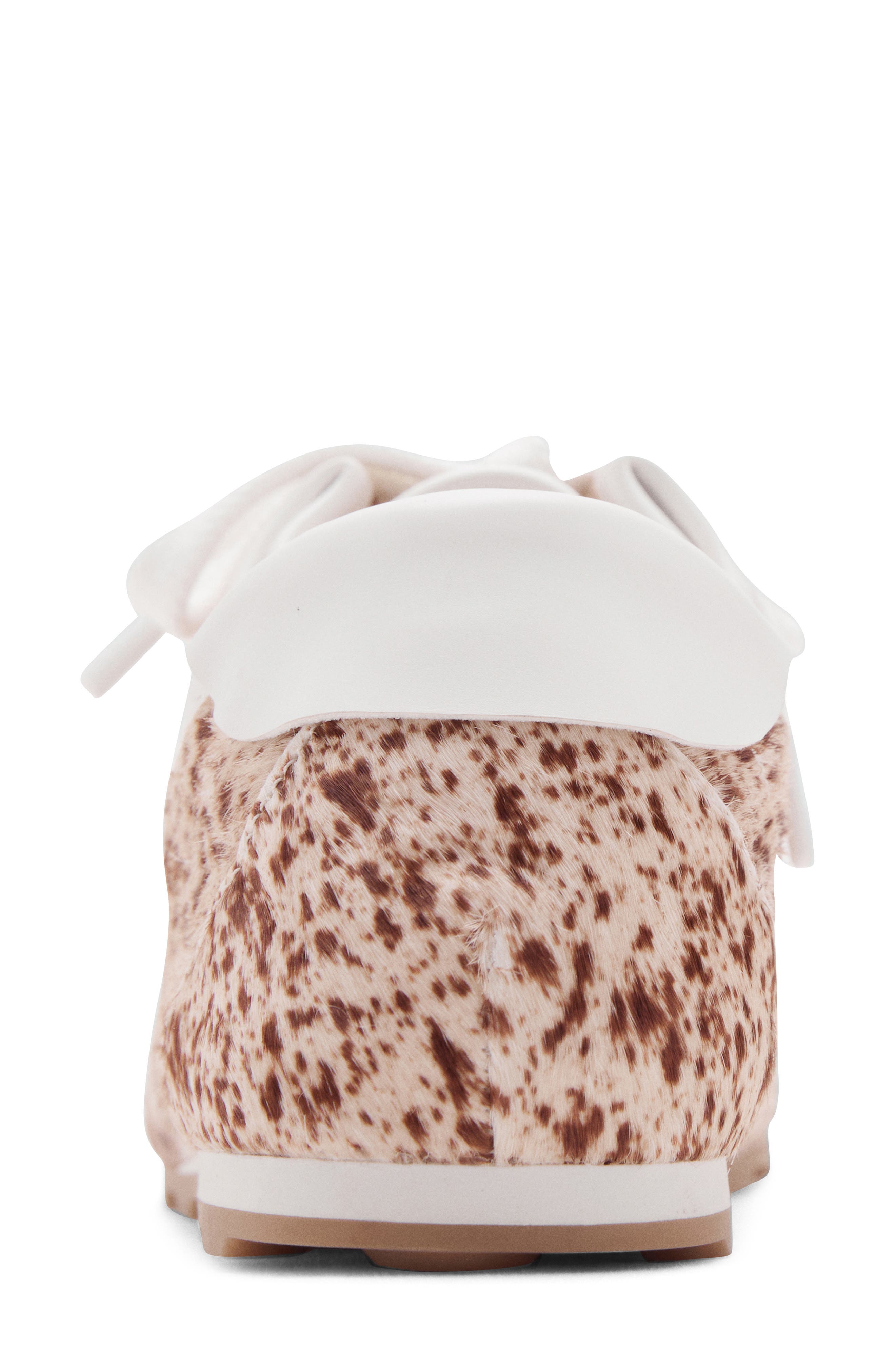 MANGO Genuine Calf Hair Sneaker, Alternate, color, Beige Calf Hair