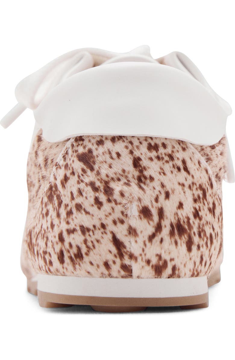 MANGO Genuine Calf Hair Sneaker, Alternate, color, Beige Calf Hair