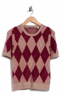 Eyelash Knit Short Sleeve Sweater