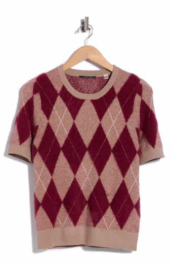 Eyelash Knit Short Sleeve Sweater