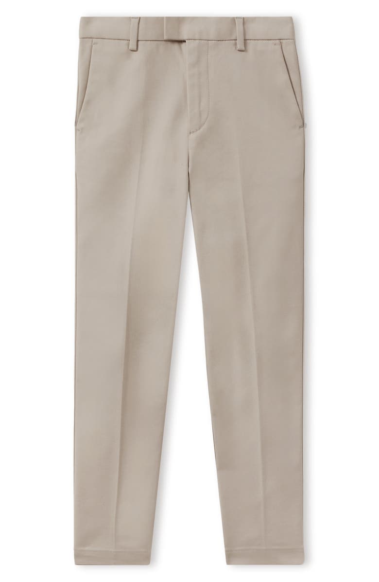 Reiss Kids' Eastbury Sr. Flat Front Stretch Cotton Chinos, Main, color,