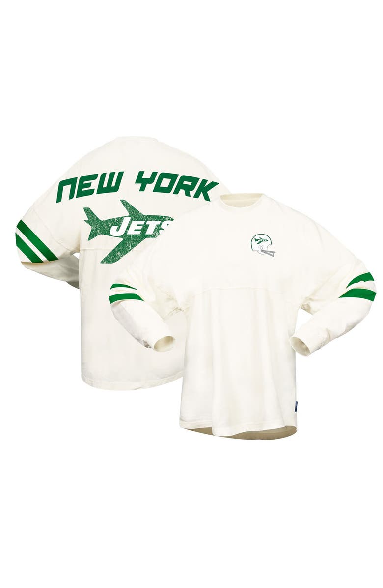 SPIRIT JERSEY Women's Fanatics Branded Cream New York Jets Gridiron ...