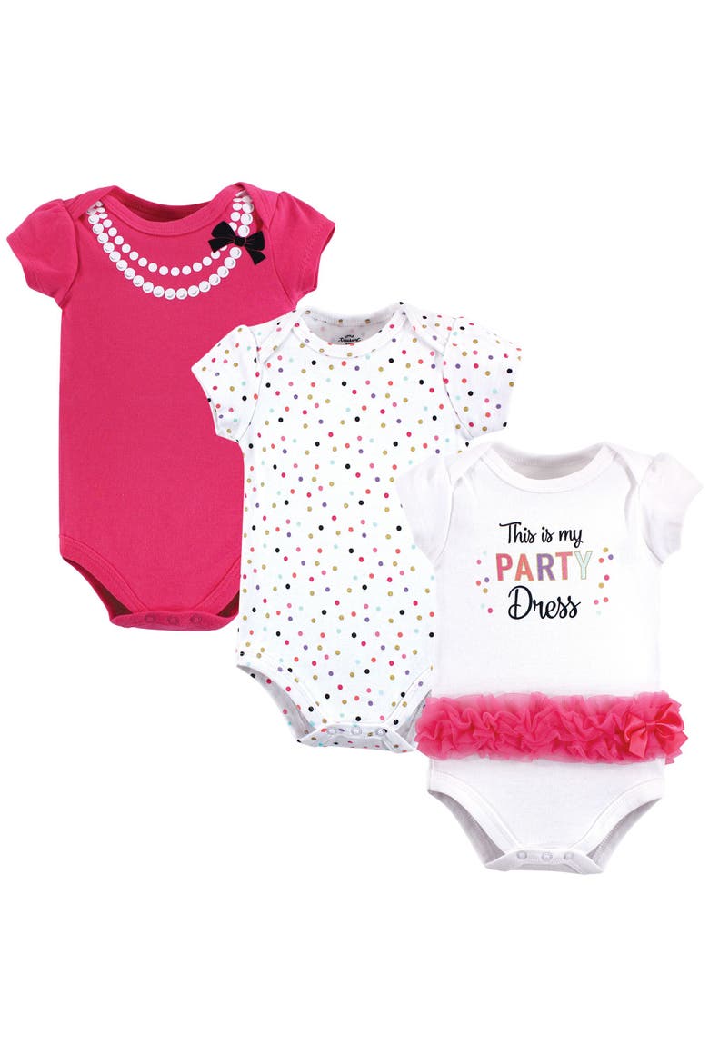 Breathable Cotton Bodysuits, Main, color, Party Dress