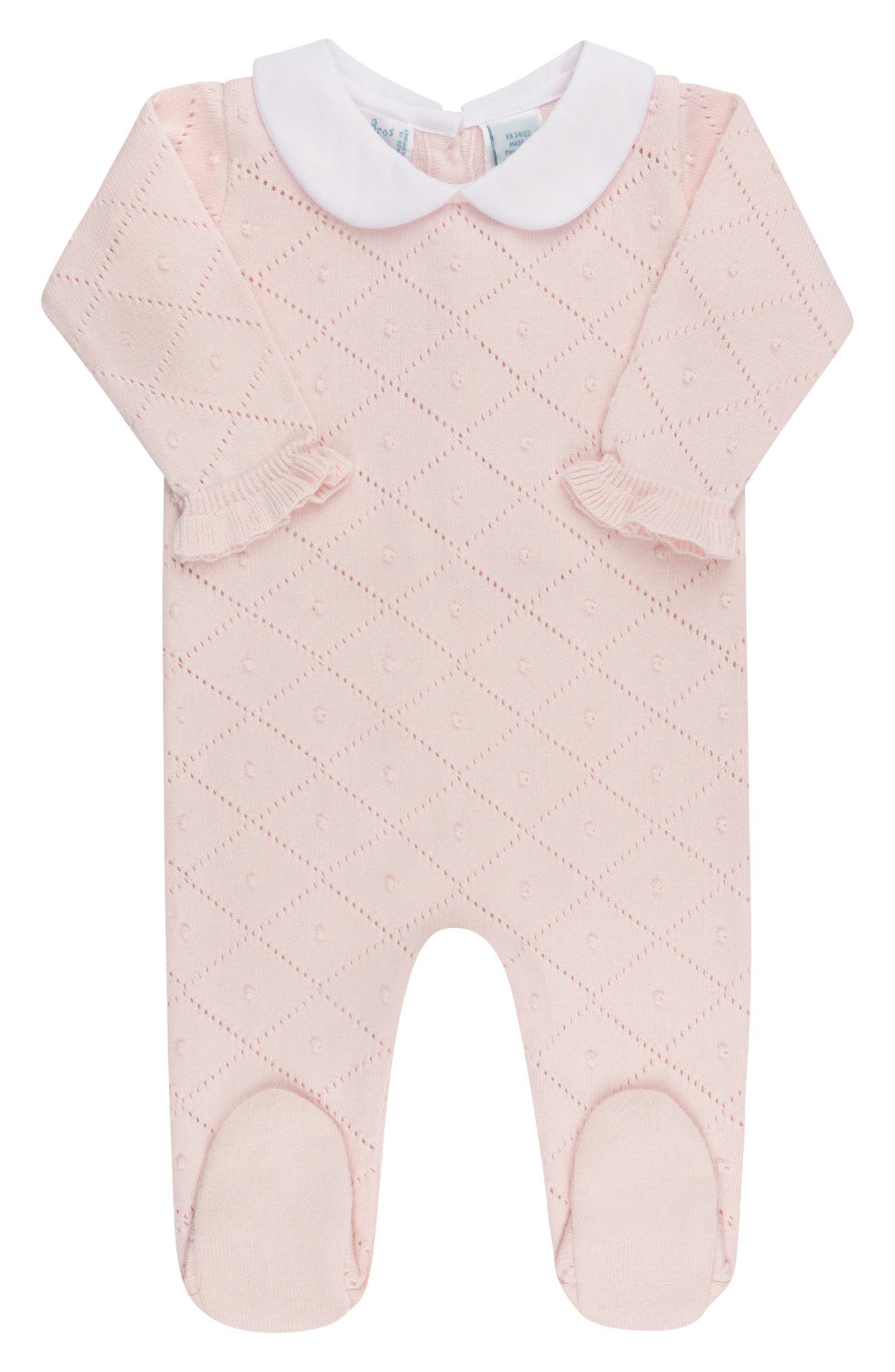 Feltman Brothers Peter Pan Collar Knit Footie | Nordstrom