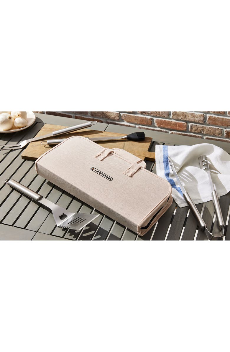Le Creuset Outdoor 5-Piece Grilling Tools Set, Alternate, color, Stainless Steel