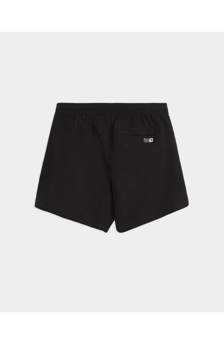 Salt Life Better Daze Aquatrunks, Alternate, color, Black