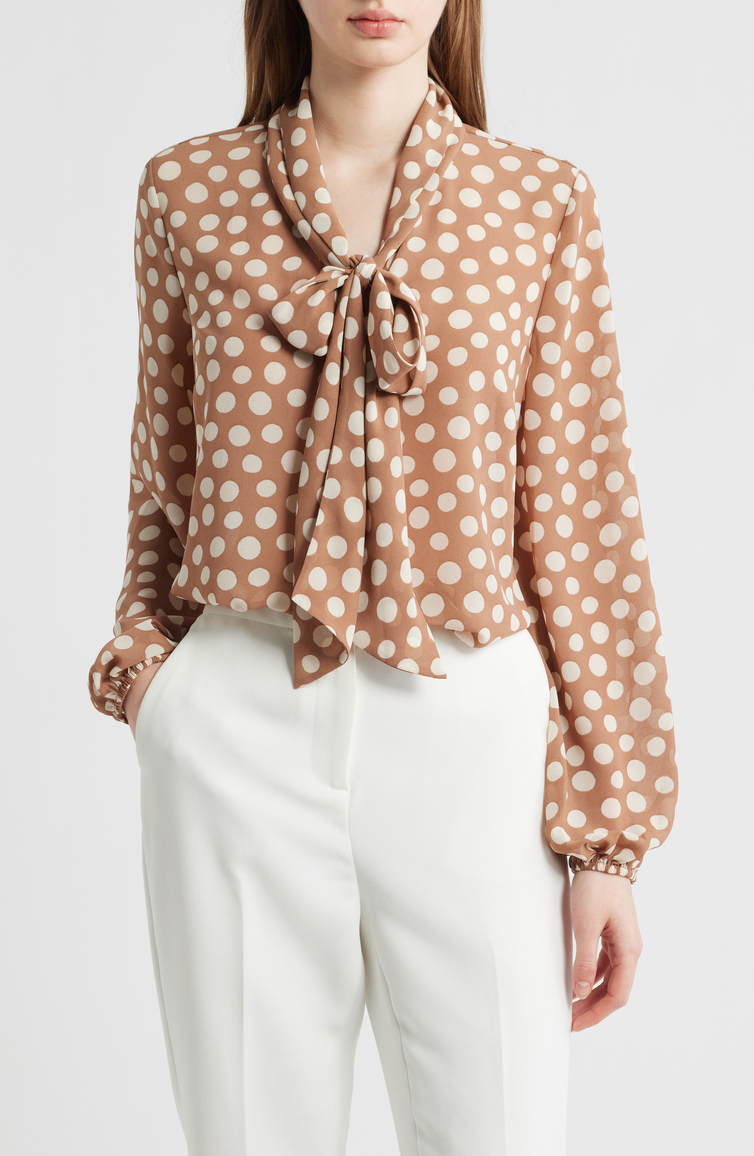 Bow Neck Top - image 3