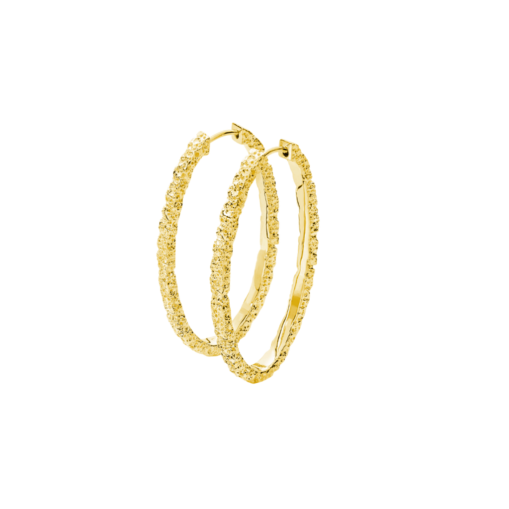 Lucy Quartermaine Hula Large Hoop Earring