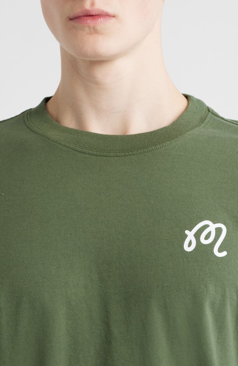 Malbon Golf Gorse Long Sleeve T-shirt, Alternate, color, Olivine