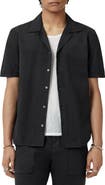 John Varvatos Dan Seersucker Camp Shirt