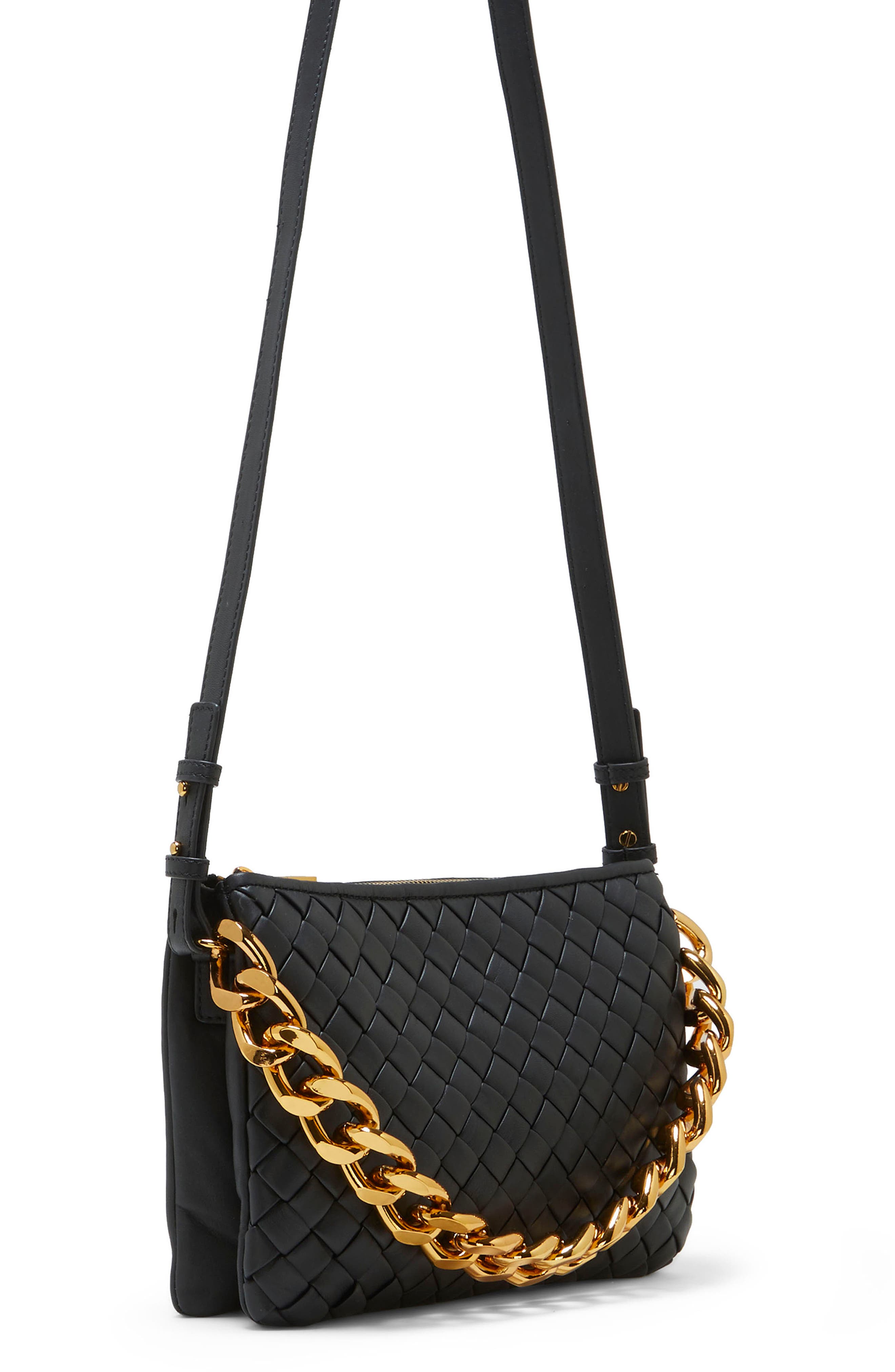 Vince Camuto Adyna Leather Shoulder Bag, Alternate, color, 