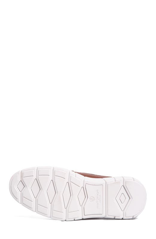 Marc Joseph New York Cloud Street Hands Free Technology Leather Plain Toe Casual Oxford, Alternate, color, Cognac Grainy Leather