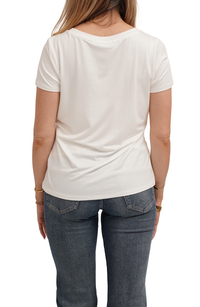 CYRUS Beret Bear Graphic T-shirt, Alternate, color, Bone