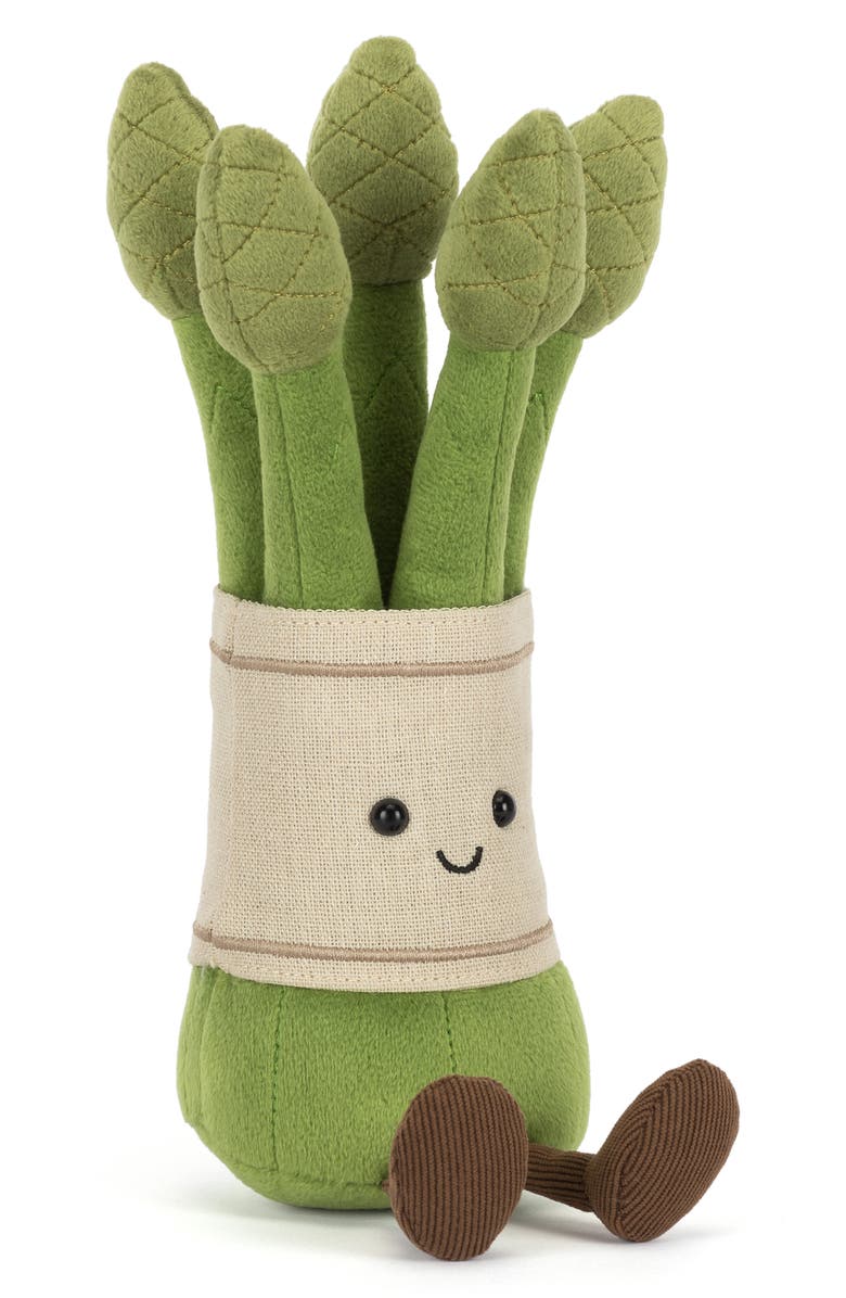 Jellycat Amuseables Asparagus 18.5-Inch Plushie, Main, color, Green