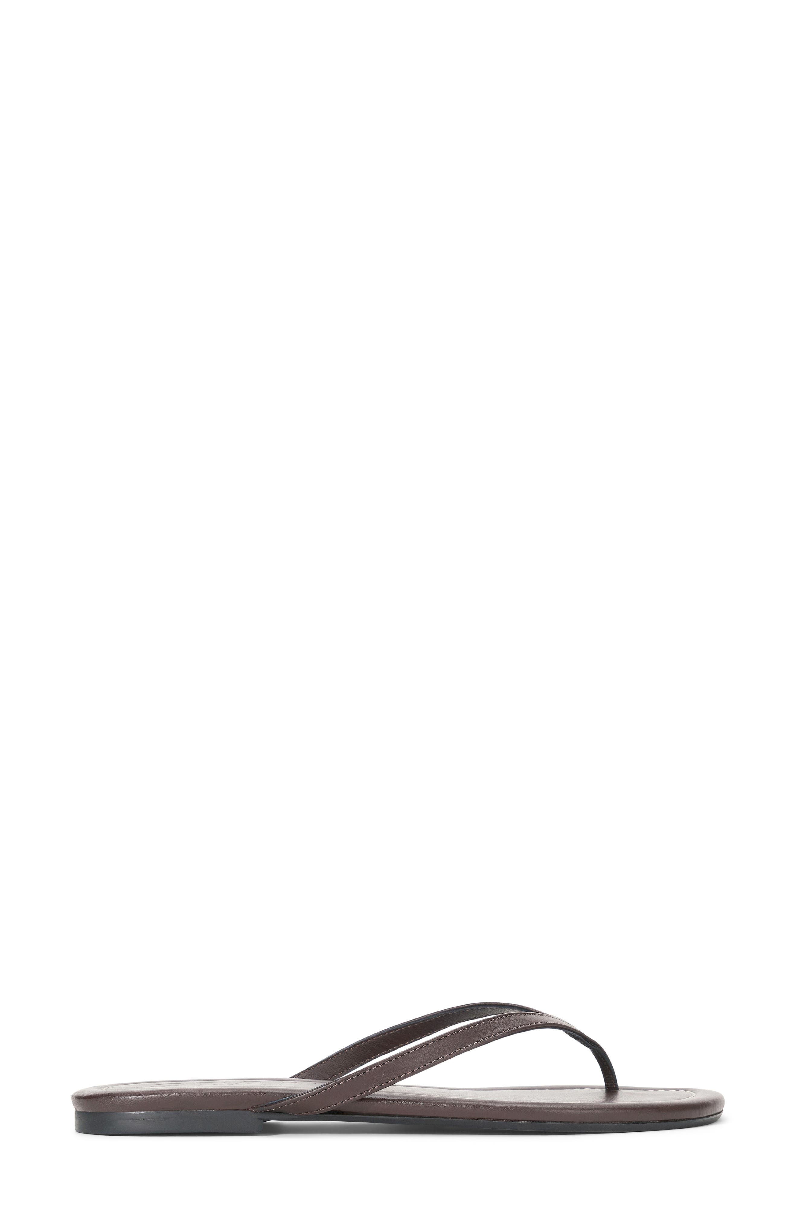 STAUD Freja Thong Slide Sandal, Alternate, color, Espresso