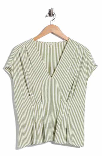 Striped V-Neck Top