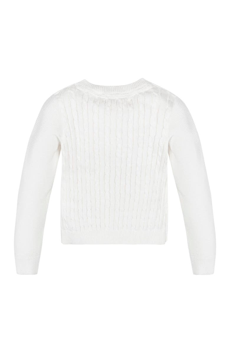 Hope & Henry Baby Organic Cable Cardigan Sweater, Infant, Alternate, color, Soft White Cable