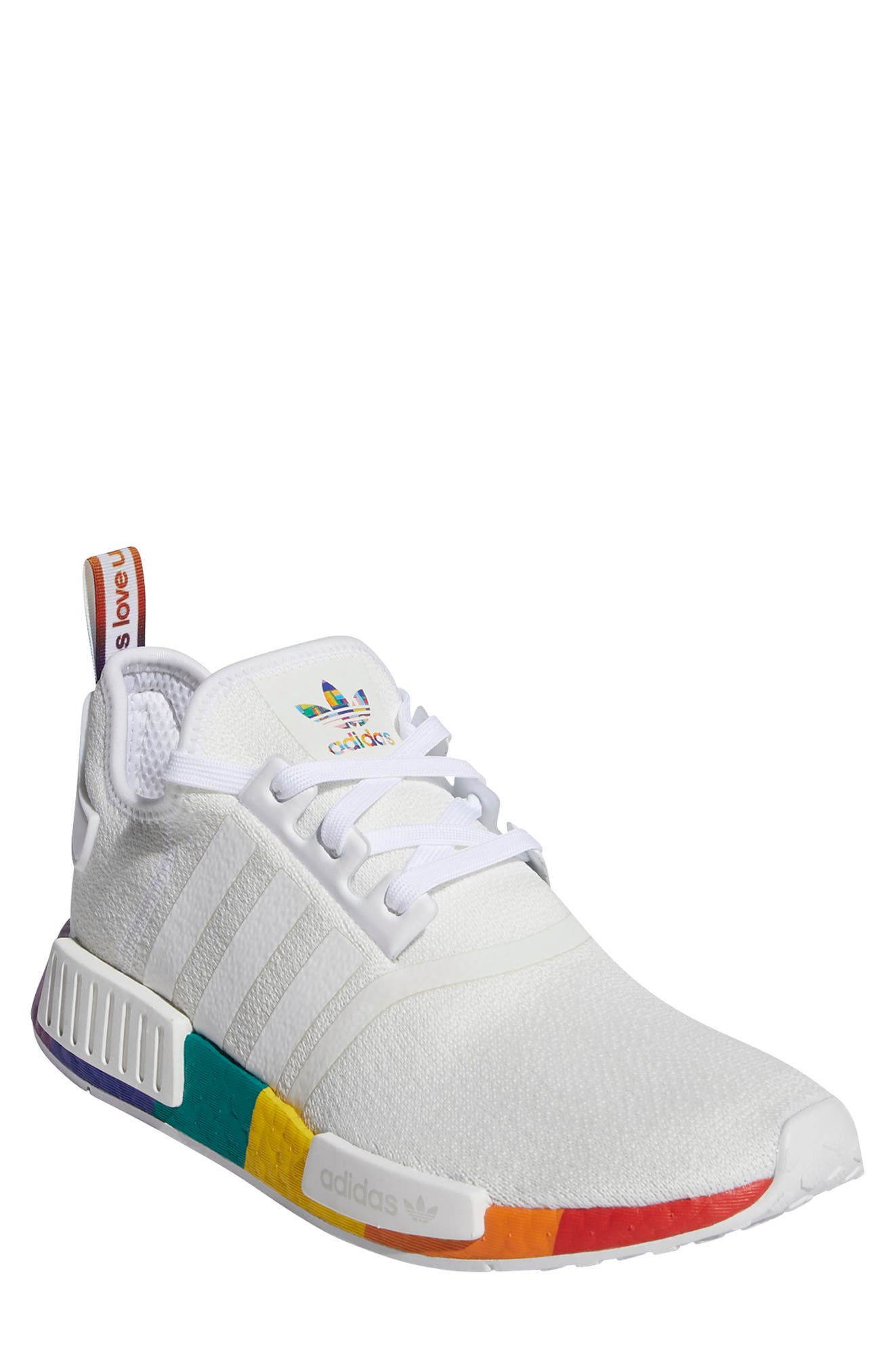 adidas NMD_R1 Pride Sneaker, Main, color, 