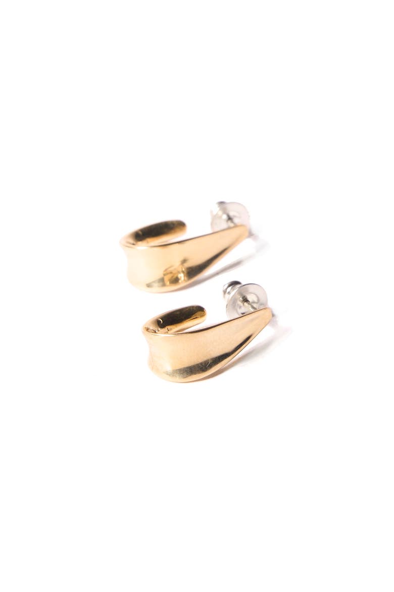 Ancre Earrings, Main, color, Brass