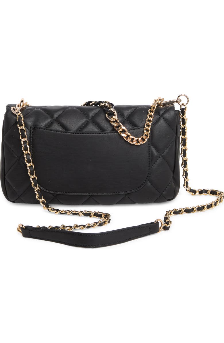 Badgley Mischka Collection Medium Diamond Quilt Flap Crossbody Bag, Alternate, color,