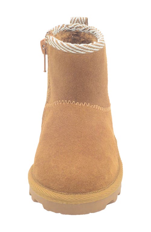 Bearpaw Kids' Suede Faux Fur Lined Boot In Multi