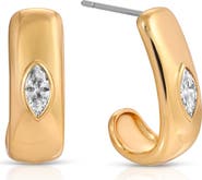 Ettika Marquise Hoop Earrings