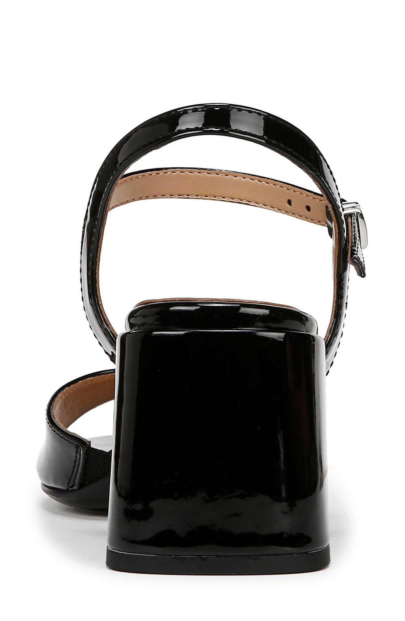 Naturalizer Daisy Block Heel Sandal, Alternate, color, Black