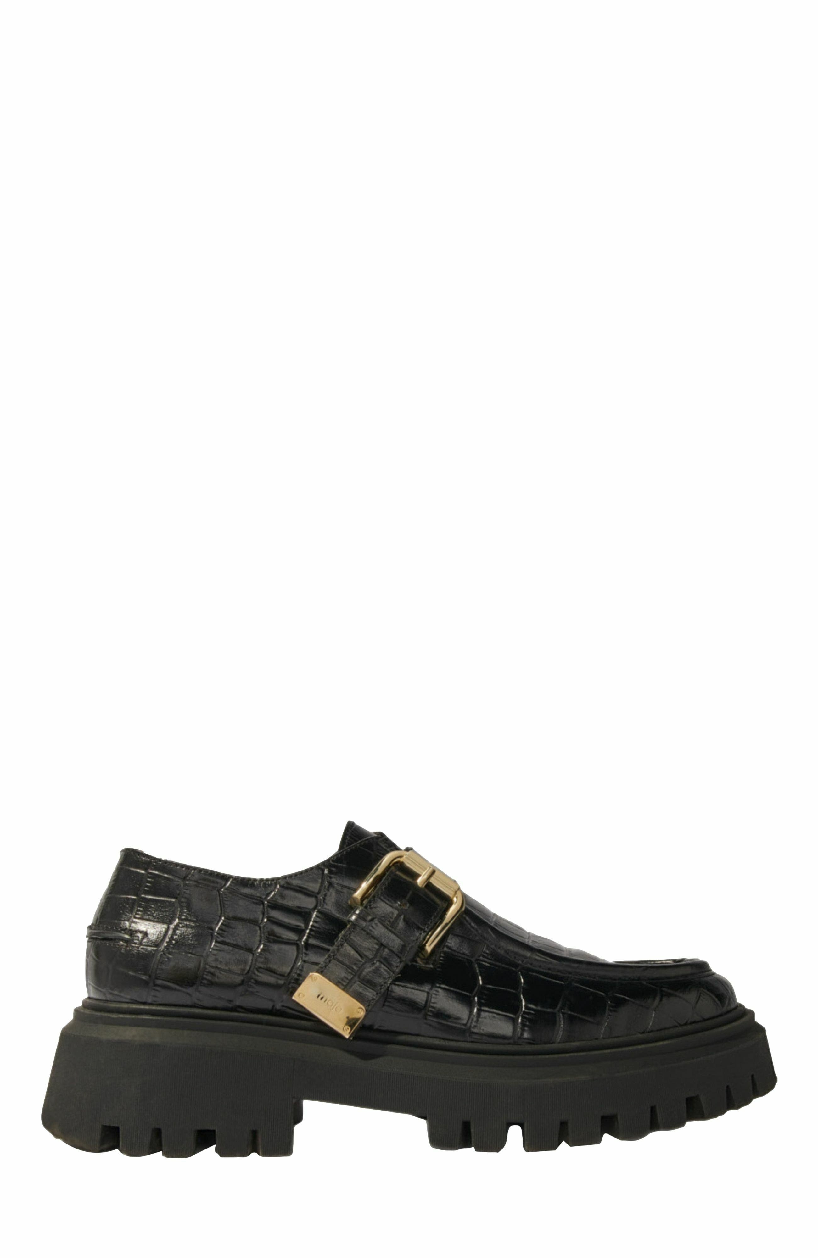 maje Chunky leather Derbies, Main, color, 