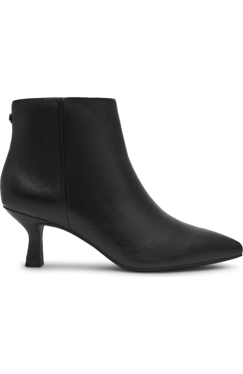 Anne Klein Francesca Kitten Heel Bootie, Main, color, Black Pu