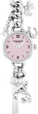 COACH Iris Charm Bracelet Watch, 22.5mm
