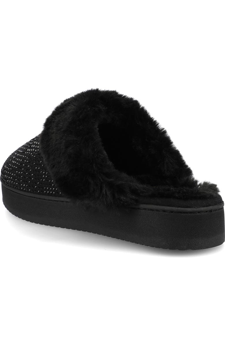Journee Collection Ember Faux Shearling Slipper, Alternate, color,