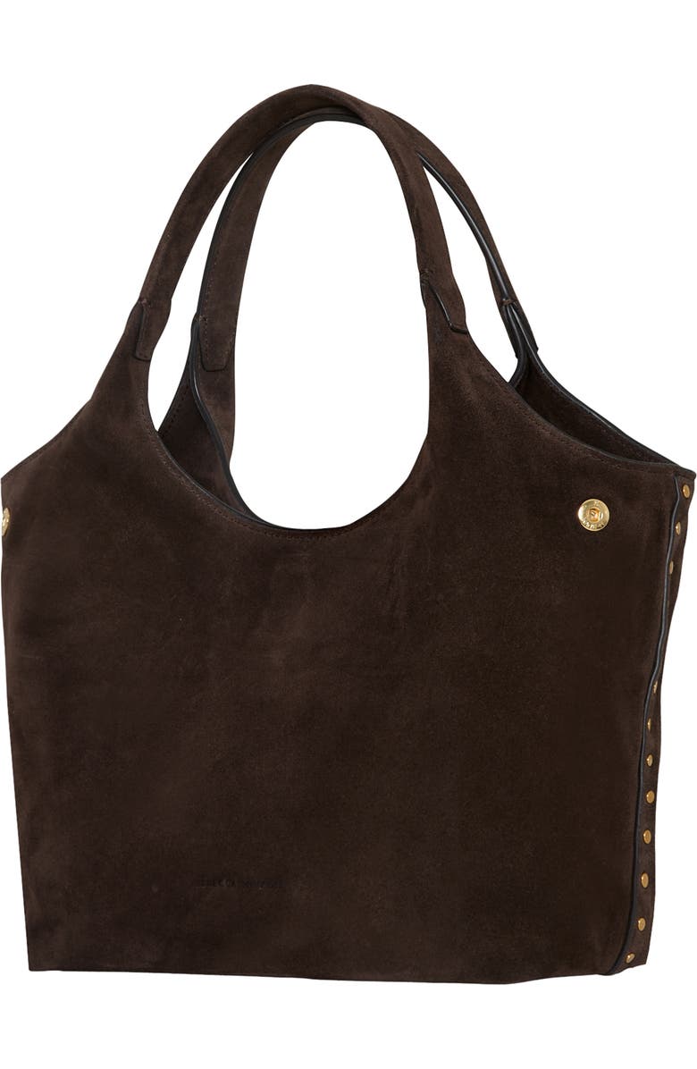 Rebecca Minkoff Darren Suede Carrysome Bag, Alternate, color, Fondant