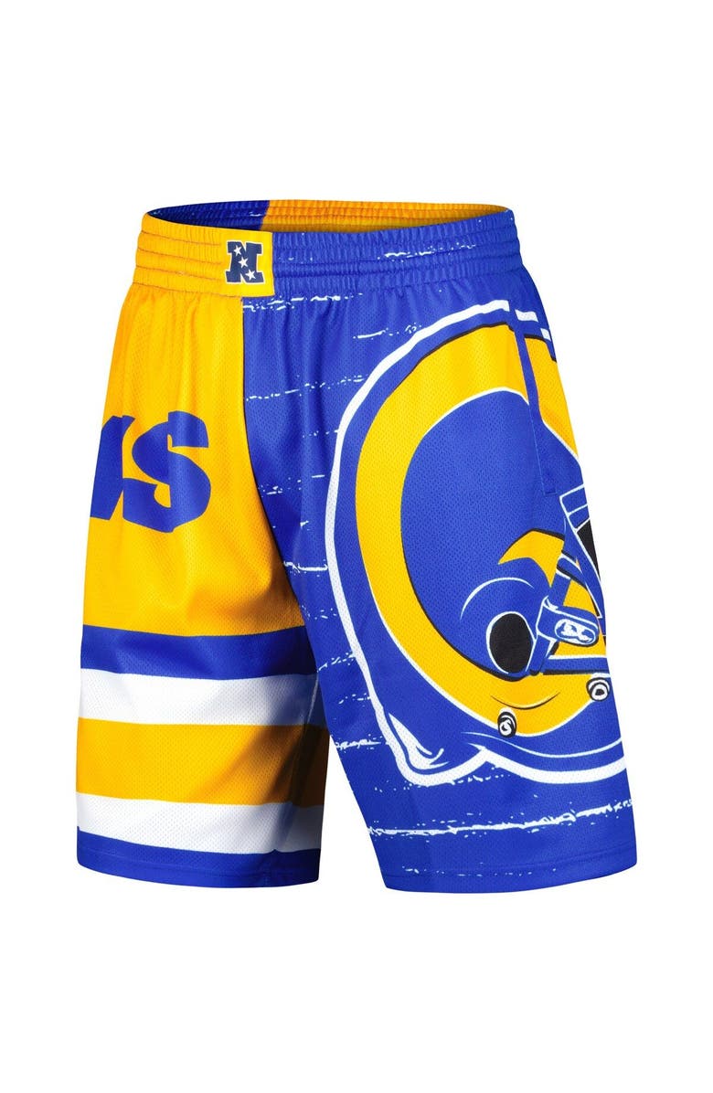 Mitchell & Ness Men's Mitchell & Ness Royal Los Angeles Rams Jumbotron 3.0 Shorts, Alternate, color, 
