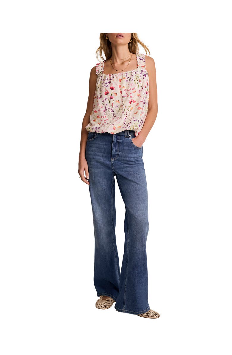 MINT VELVET Print Bubble Hem Top, Alternate, color, Pink