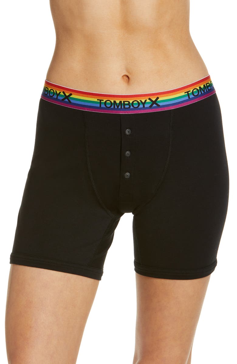 TomboyX 6-Inch Fly Packing Boxers, Main, color, 