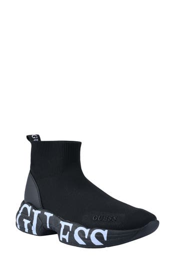 GUESS GUESS PAUSE HIGH TOP SOCK SNEAKER