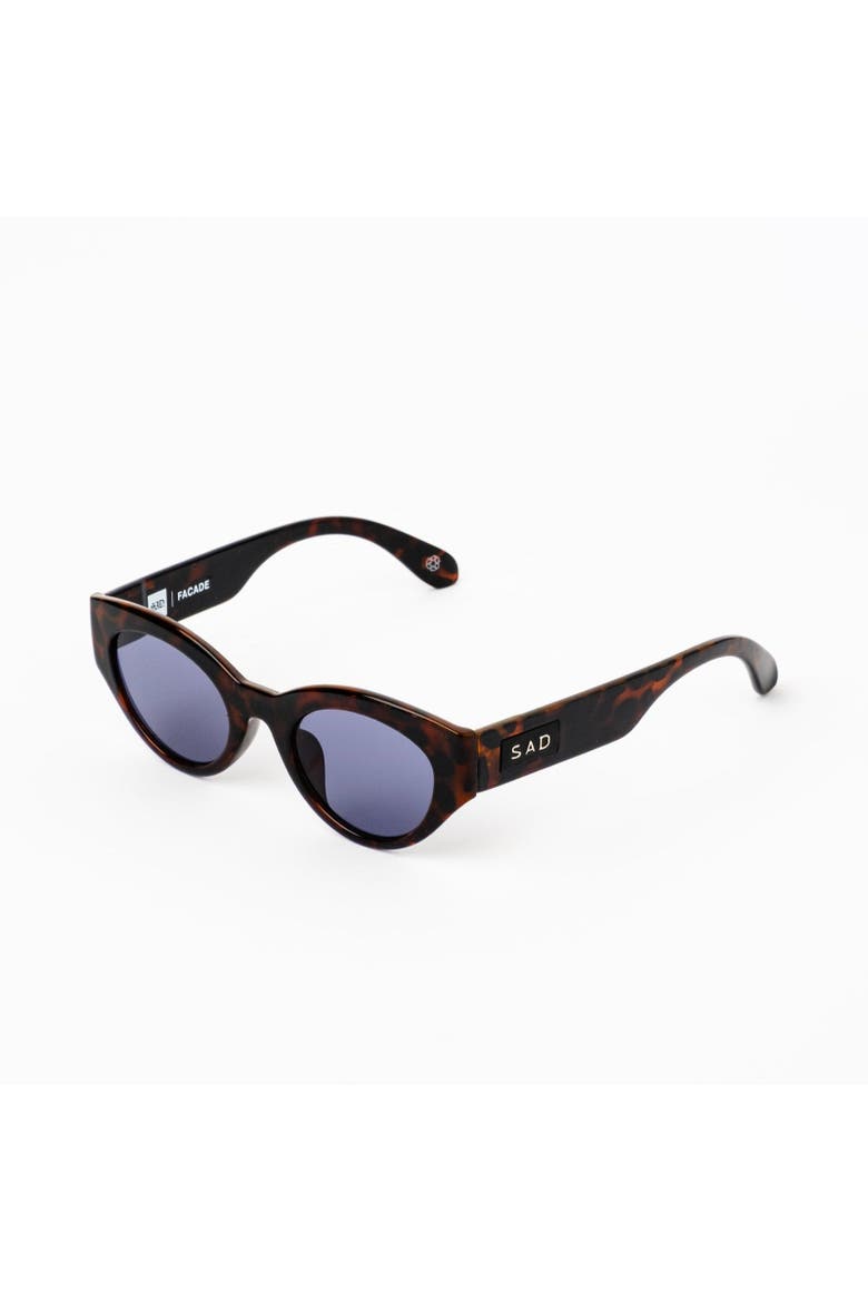 Facade Sunglasses, Alternate, color, Tortoise