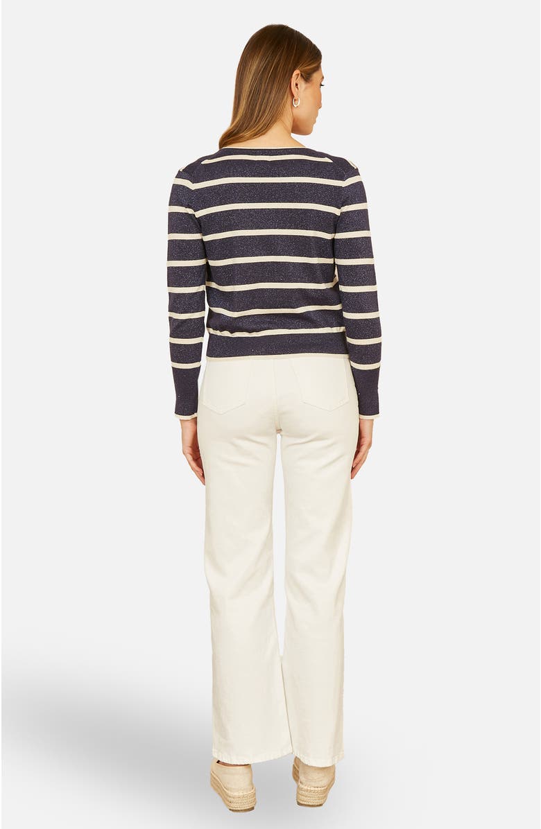 Yumi Wide Leg High Waist Jeans, Alternate, color, White