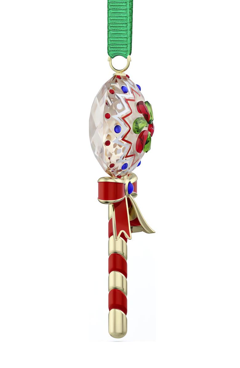 Swarovski Holiday Cheers Dulcis Lollipop Crystal Ornament, Alternate, color, 